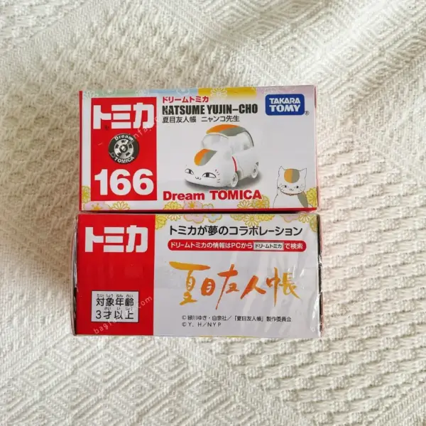 夏目友人TOMICA-夏目友人-TOMICA-夏目友人白貓老師-夏目友人ニャンコ先生-TOMICA166-日本代購帶回